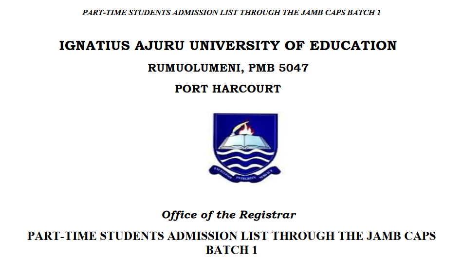 Featured Image- IAUE PART-TIME ADMISSION LIST THROGH JAMB CAPS (FIRST BATCH).pdf